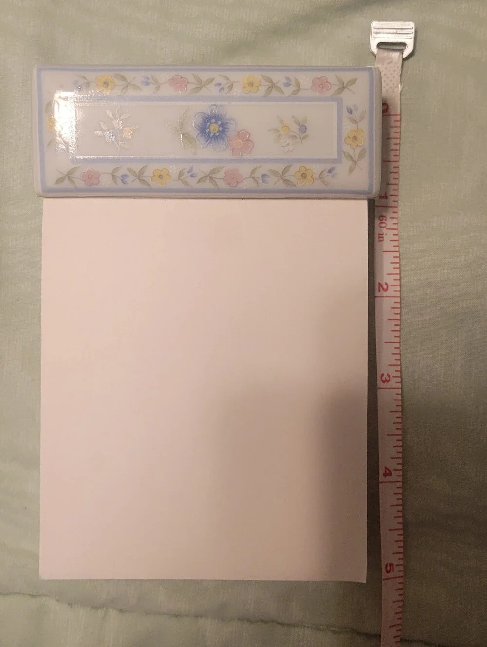 Vintage Floral Porcelain Stationery & Letter Opener Desk Set